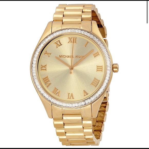 Michael Kors Gold Watch - Picture 1 of 8